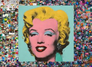 Warhol's Marilyn meets Beeple's 5000 Days